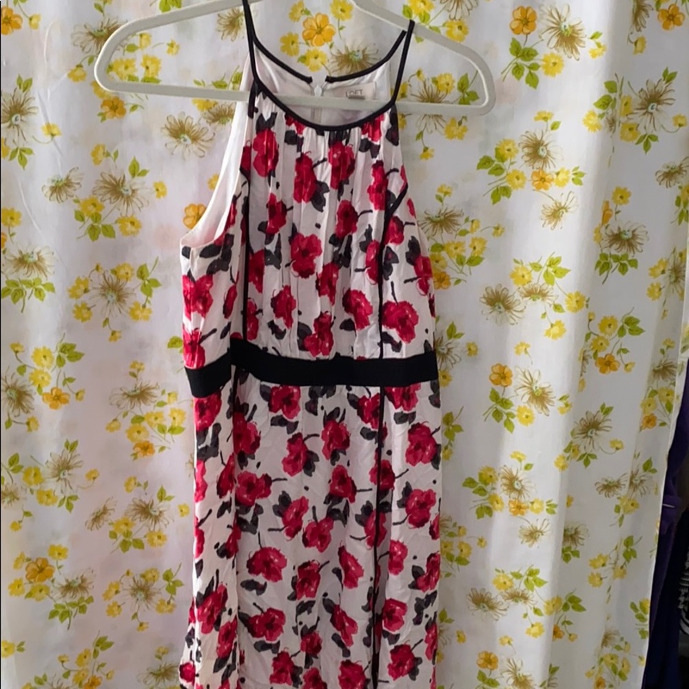 Floral high neck sundress